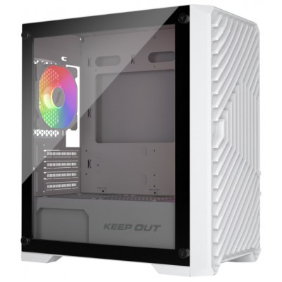 Keep Out Caja M-Atx XC-220W 4FANS Usb3.0 White